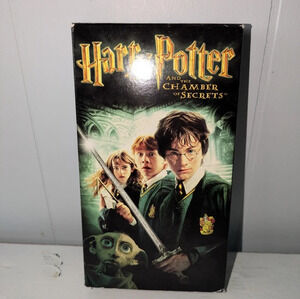 Harry‎ Potter Chamber of Secrets VHS Movie Tape Nostalgia Y2K Movie Memorabilia